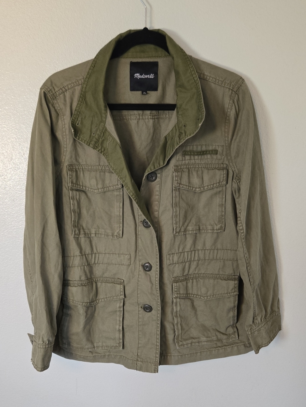 Madewell | Olive Green Utility Jacket Size XL